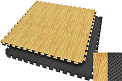 Tatami Puzzle 2,5 cm Moderne | Haut de Gamme, Finition Bois & Beige