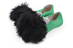 Chaussons danse du lion verts