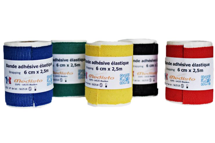 lote de 8 tiras de strapping/contention - Colorido