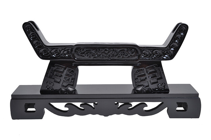 Sculpted Wood Stand, Temple