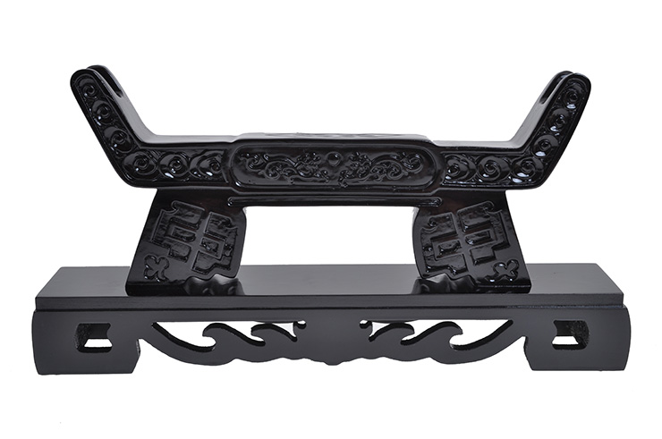 Sculpted Wood Stand, Temple