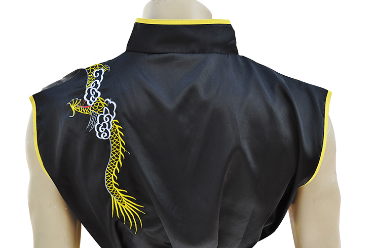 Vestido Nan Quan, Cetim, Dragão