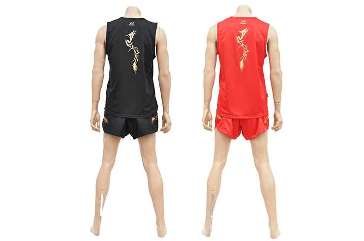 Tenue Sanda Boxe Chinoise Homme - Dragon dans le dos, Wesing