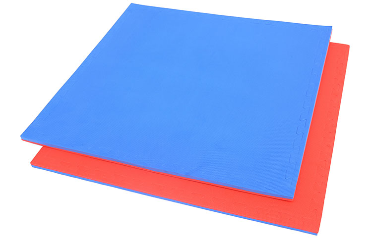 Puzzle Mat 2 cm, Blue/Red, T pattern (Multipurpose)