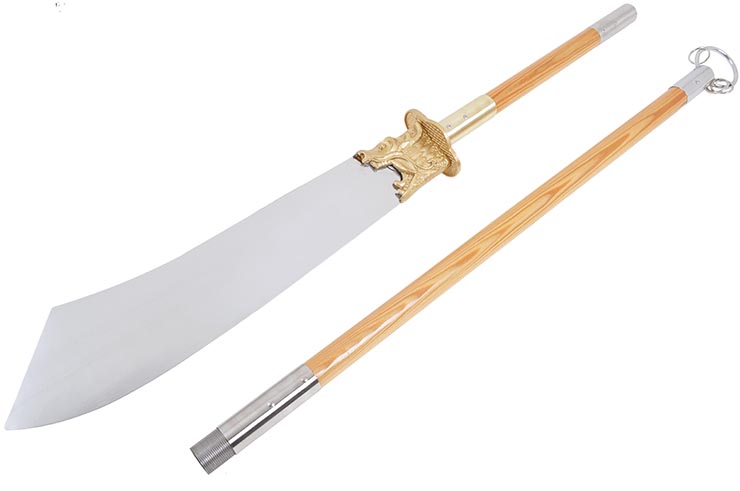 Dismantable Dragon Pu Dao Halberd, Wooden shaft - Flexible