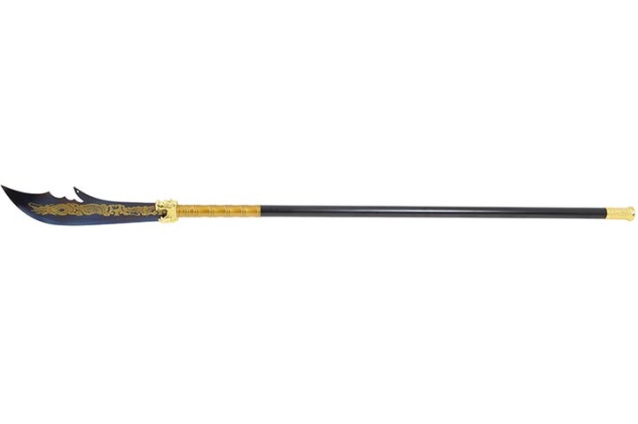 Naginata Haut de Gamme, Bleu & Or