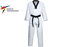 Dobok Taekwondo, WTF Colarinho Preto - ADITC03ECO, Adidas