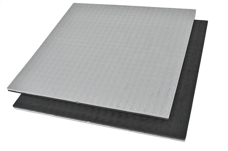 Puzzle Mat 2.5 cm, Black/Grey, Rhombic pattern (Anti-slip)