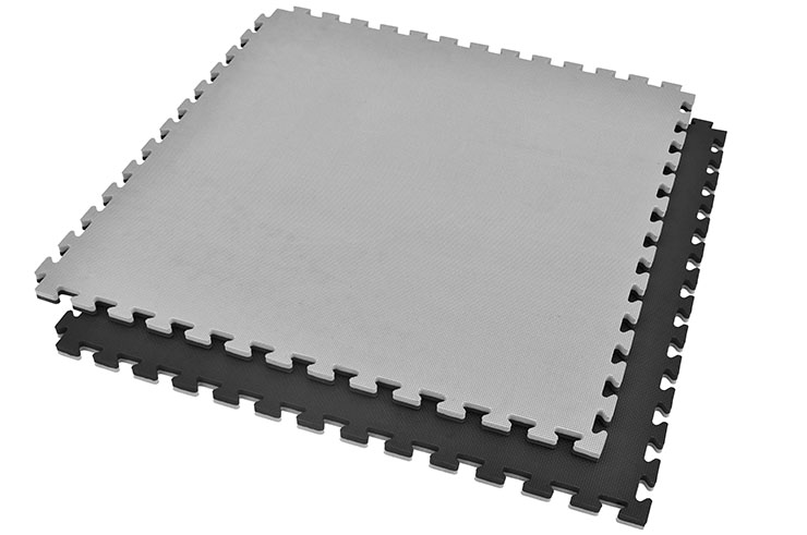 Puzzle Mat 2cm, Black/Grey, T pattern (Multipurpose)