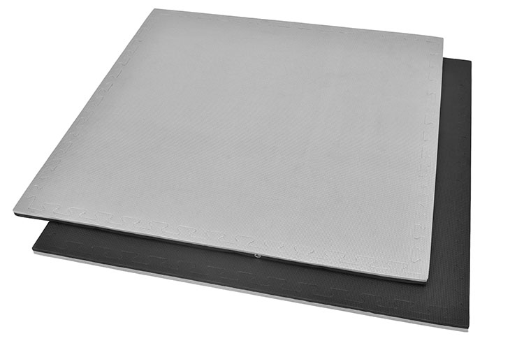 Puzzle Mat 2cm, Black/Grey, T pattern (Multipurpose)