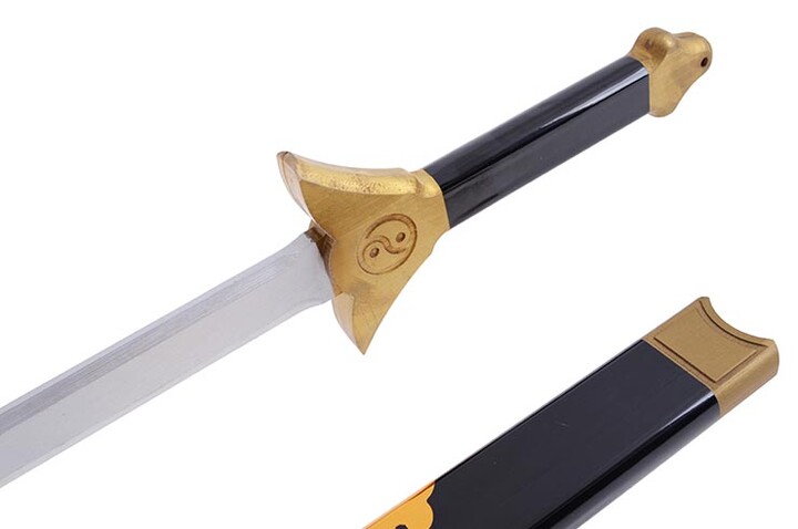 Espada de madeira e bainha, monobloco e leve - Modelo pequeno