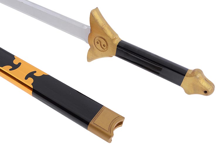 Wooden sword with Scabbard, Monobloc & Light - Small model
