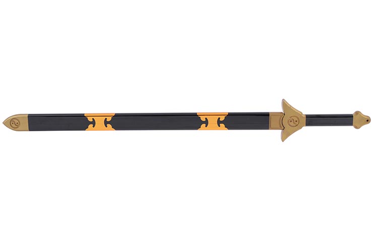 Wooden sword with Scabbard, Monobloc & Light - Small model