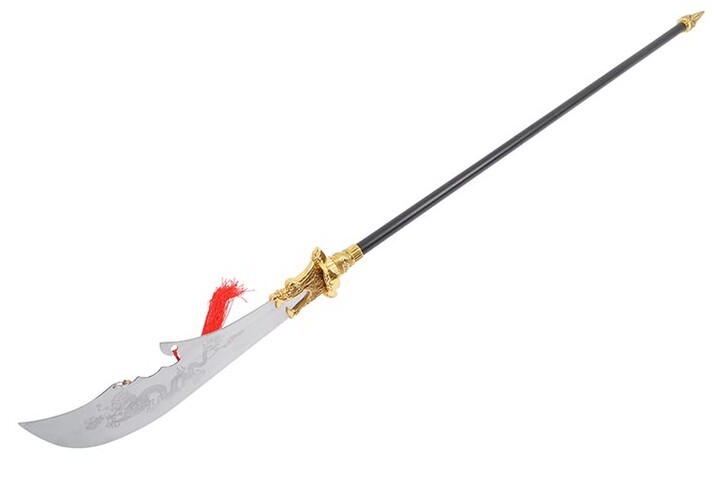 Alabarda HaoYue Dragon - Dourado/preto, aço inoxidável