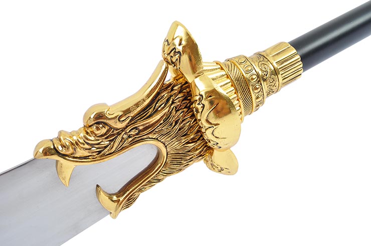 Hallebard HaoYue Dragon - Black/Gold, Stainless Steel