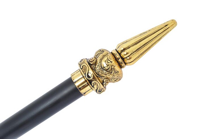 Alabarda HaoYue Dragon - Dourado/preto, aço inoxidável