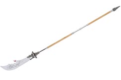 Halberd HaoYue Dragon, dismantable - Silver/wood, Stainless Steel