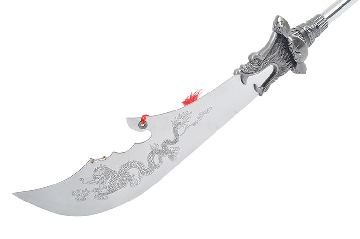 Halberd HaoYue Dragon, dismantable - Silver/wood, Stainless Steel