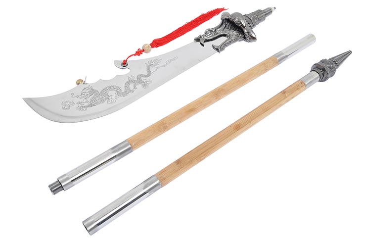 Alabarda Amovível HaoYue Dragão - Argent/bois, Aço inoxidável