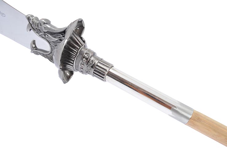 Alabarda Amovível HaoYue Dragão - Argent/bois, Aço inoxidável