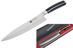 Kitchen knife, Upper range - Damascus steel blade