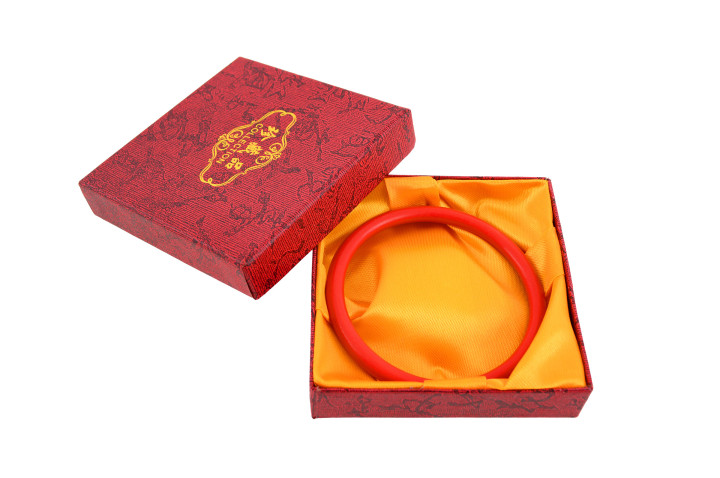 Bracelet fin, Cinabre Rouge