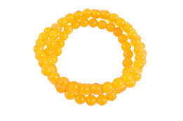 Buddhist Bracelet, Three Wraps - Agata Stone 6 mm