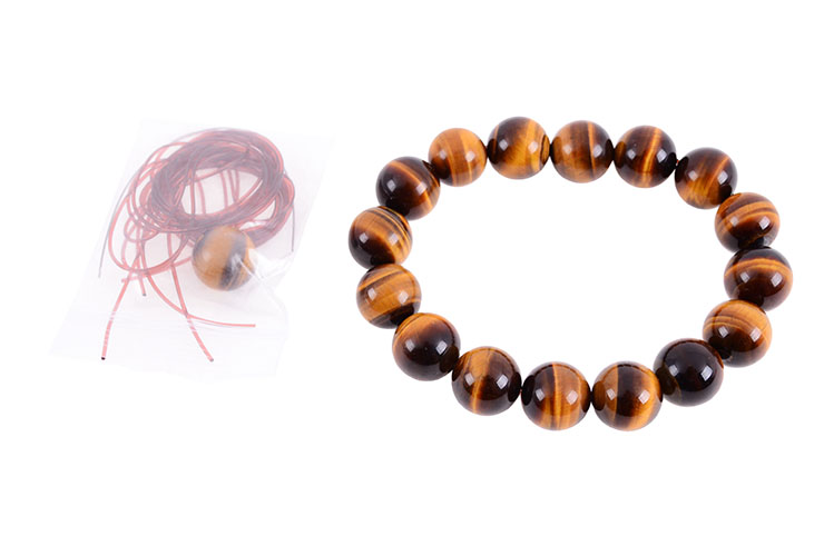 Tiger Eye Bracelet, Stone 12 mm