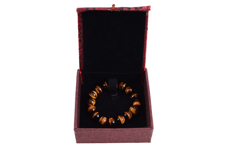 Tiger Eye Bracelet, Stone 12 mm