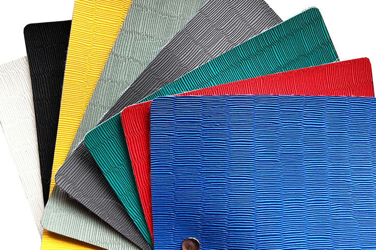 Tatami Enroulable - Revêtement PVC, motif Paille de Riz