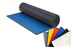 Tatami Enroulable - Revêtement PVC Lisse, motif Cuir