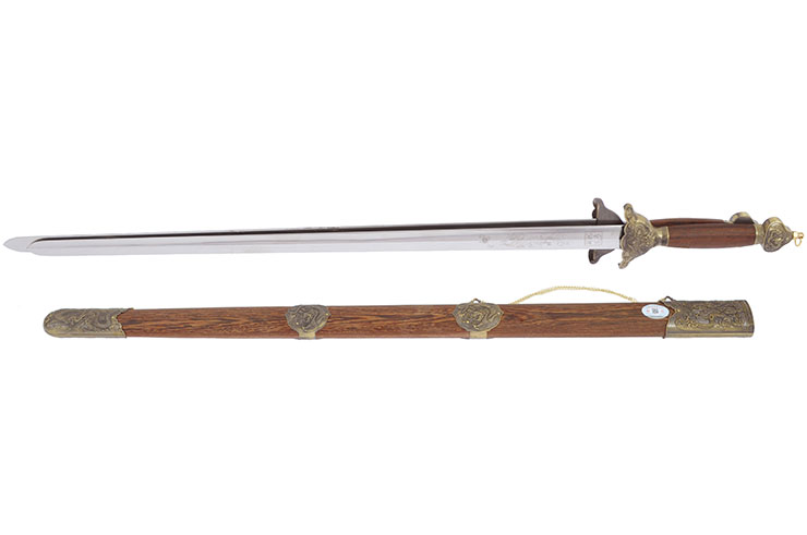 Double Straightsword, Rigid, Stainless Steel (Upper Range), Jian Wang