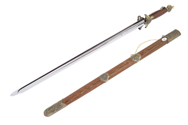 Double Straightsword, Rigid, Stainless Steel (Upper Range), Jian Wang