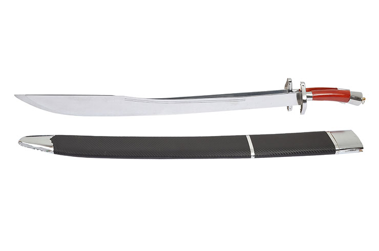 Modern Double Broadsword with scabbard - Flexible