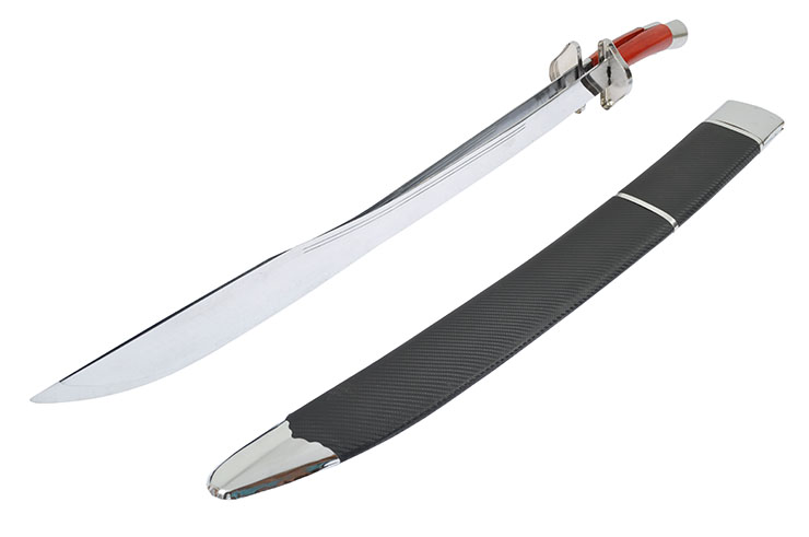 Modern Double Broadsword with scabbard - Flexible