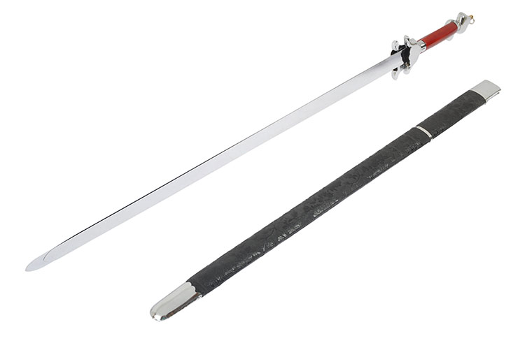 Modern Double Straightsword with scabbard - Flexible