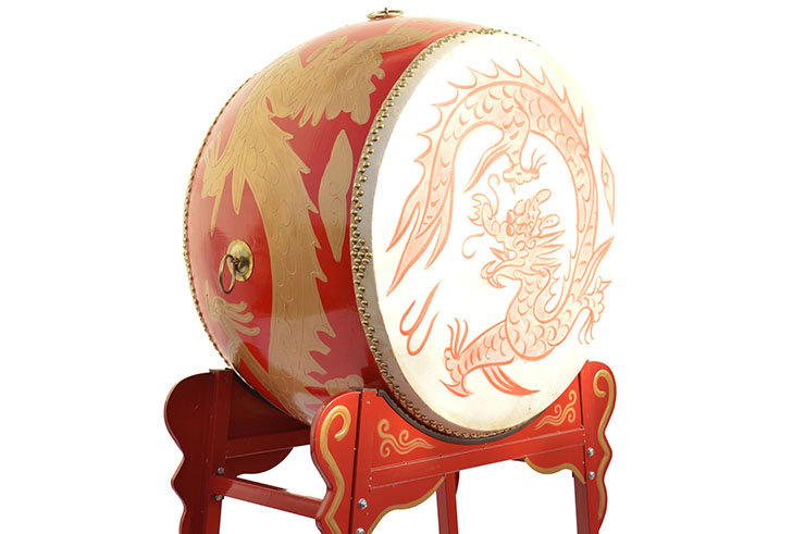Traditional Drum, Vertical with Stand - Big