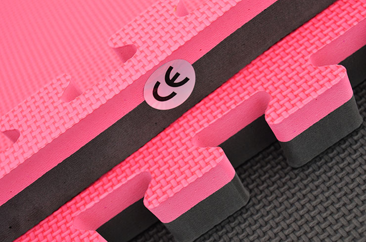 Puzzle Mat 4cm, Black/Pink, T pattern (Multipurpose)