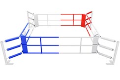 Boxing Ring 4x4m inner ropes - Quick assembly, NineStars