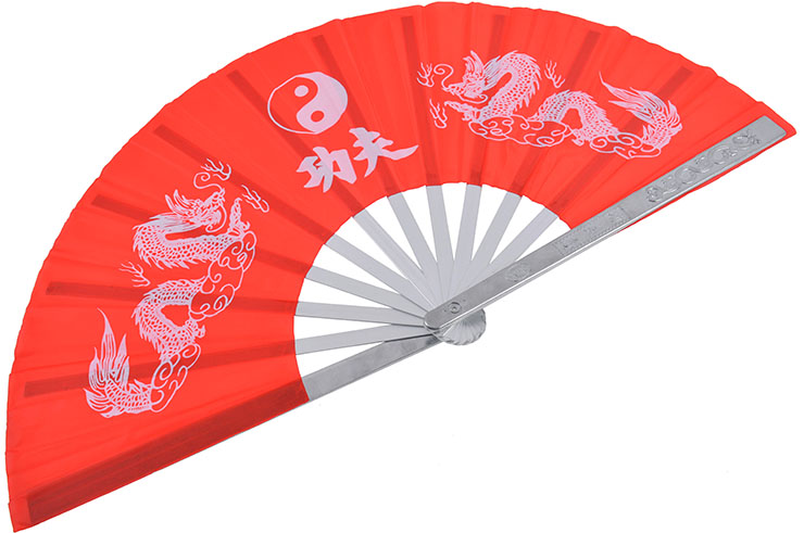 Ventilador Tai Chi, alumínio (Topo de gama) - Duplo Dragão