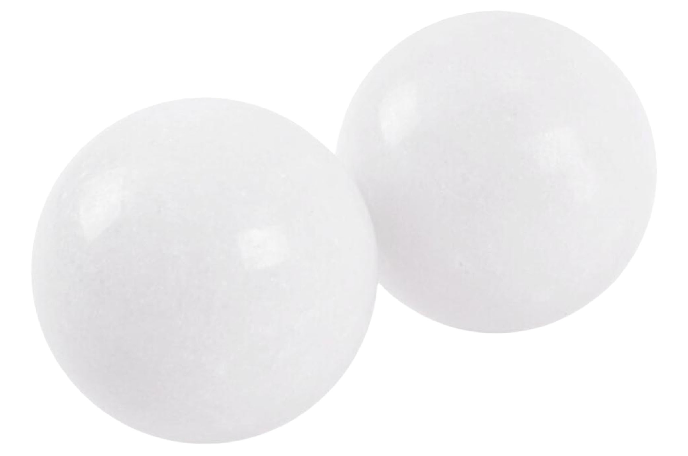 Pair of Qi Gong balls - White marble