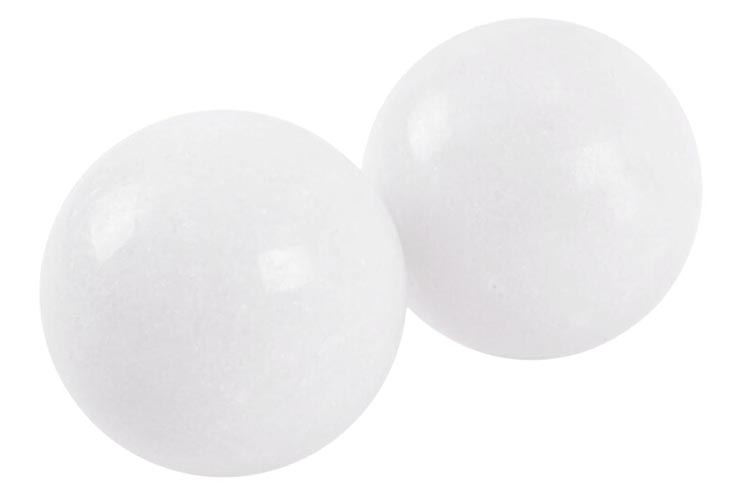 Gi Qong balls - White marble