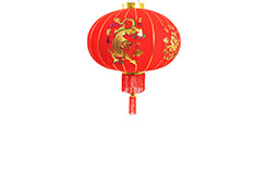 Lanterne Chinoise Ø43 cm - Dragon & Phoenix