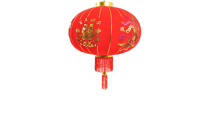 Lanterne Chinoise Ø33 cm - Dragon & Phoenix