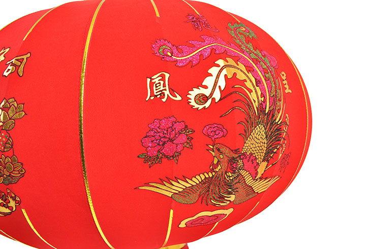 Lanterne Chinoise Ø33 cm - Dragon & Phoenix