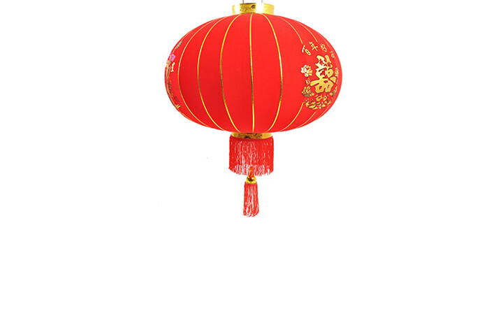Lanterne Chinoise Ø33 cm - Dragon & Phoenix