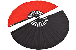 Double Tai Chi Fan (Tai Ji Shan), Large Size, Two Sided