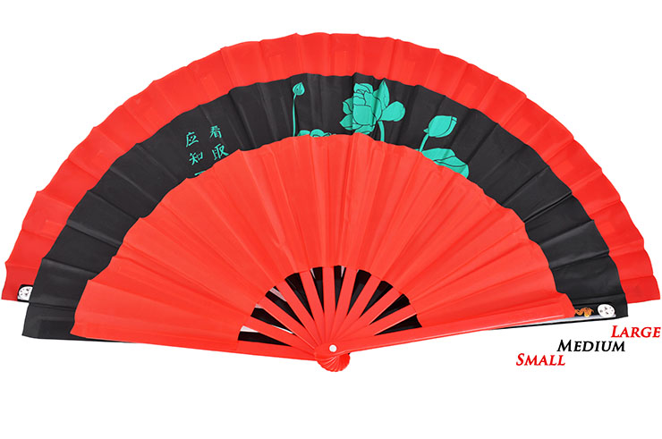 Double Tai Chi Fan (Tai Ji Shan), Large Size, Two Sided
