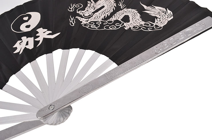 Double Tai Chi Fan, Aluminium (High Range) - Double Dragon