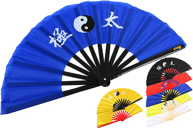 Leque Tai Chi (Tai Ji Shan) Bambu, Yin-Yang